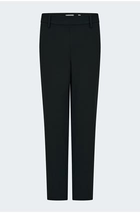 Mid Rise Tapered Pull On Pant in Black