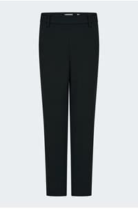 mid rise tapered pull on pant in black