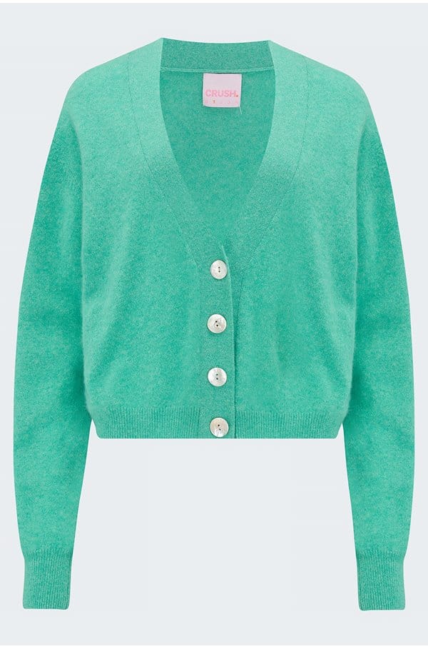 acai fitted cardigan in surf