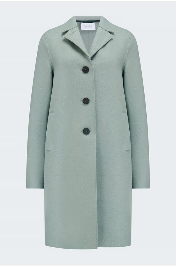 boxy coat in laurel