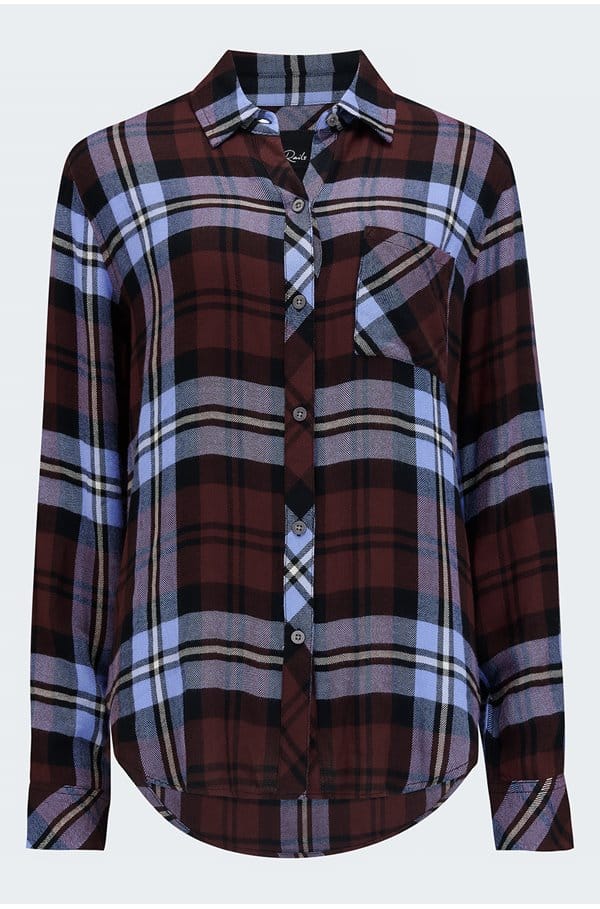 hunter shirt in mulberry plum