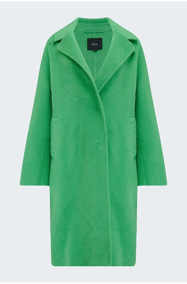 lore coat in green apple