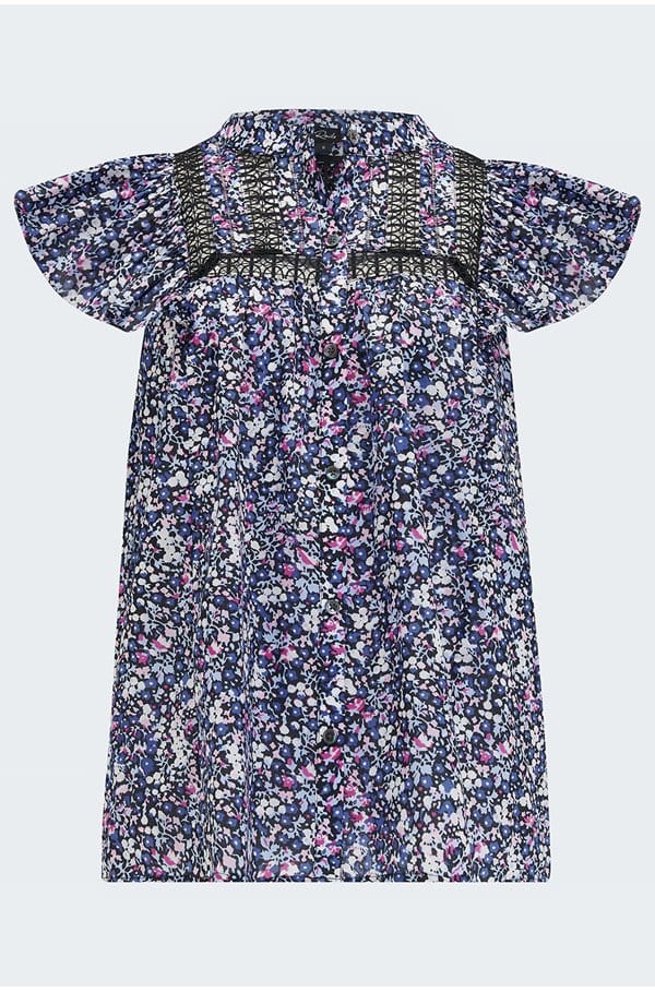 louella top in midnight hyacinth