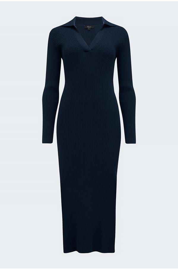 luciana dress in navy