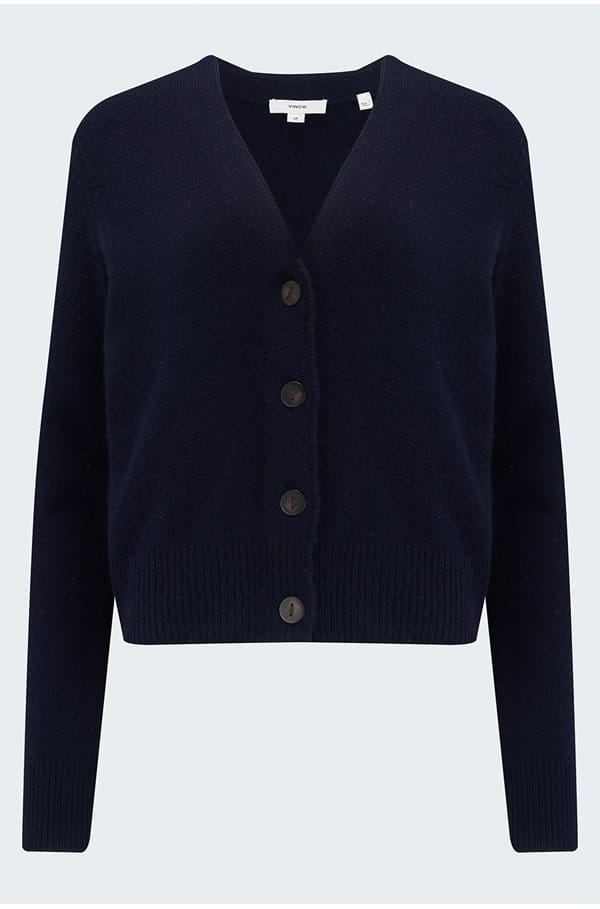 flat placket cardigan in coastal