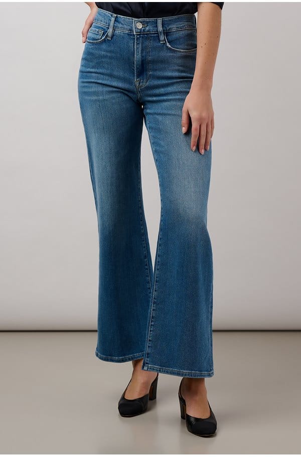 le slim palazzo in drizzle