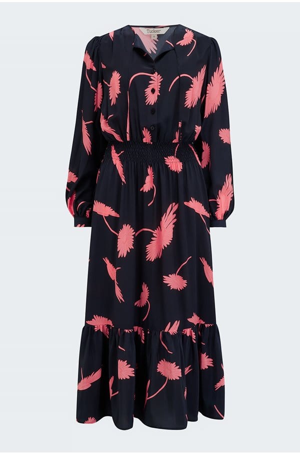 juliette dress in navy cassis