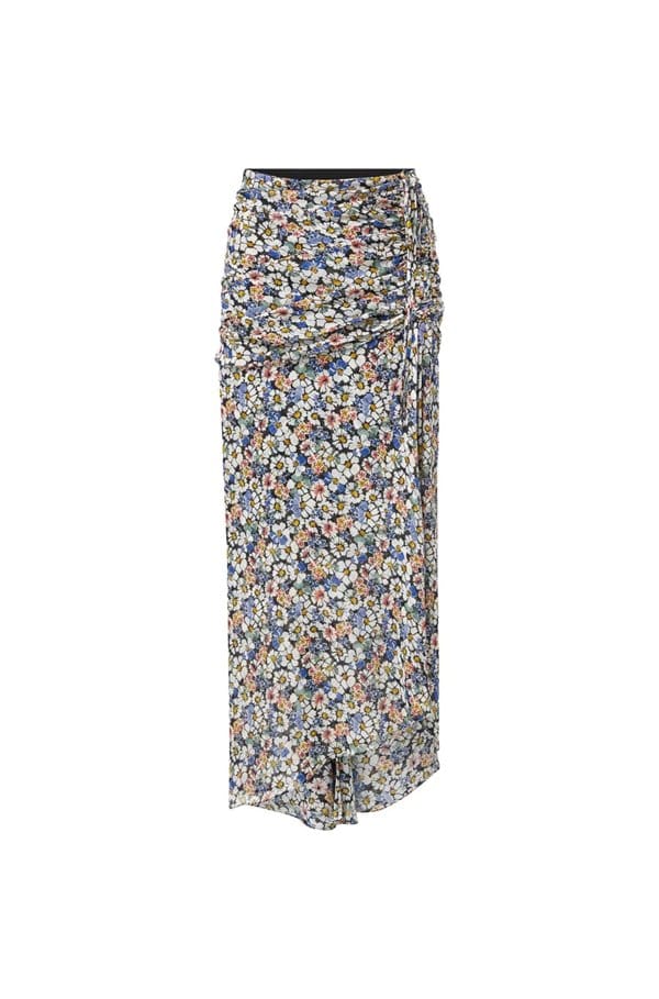 lucien skirt in black multi