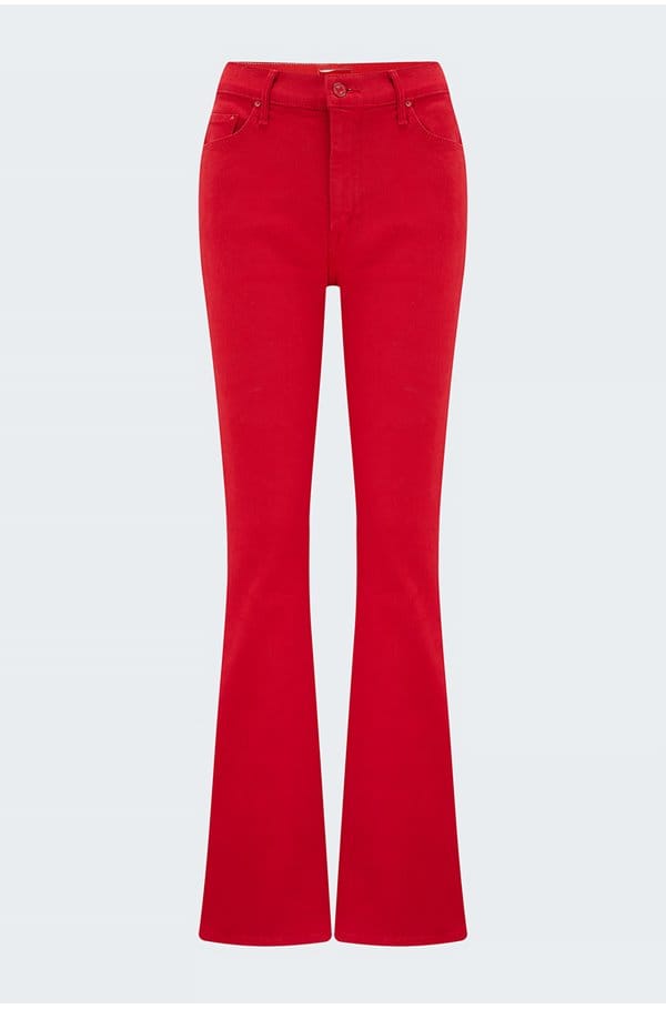 the weekender skimp in haute red