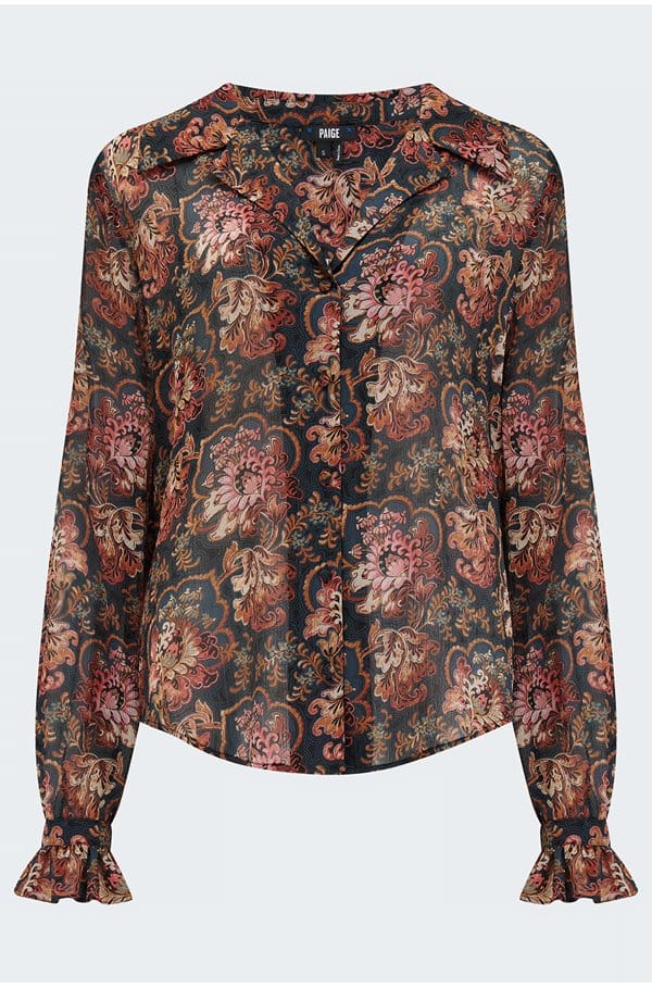 ellyn shirt in black blue