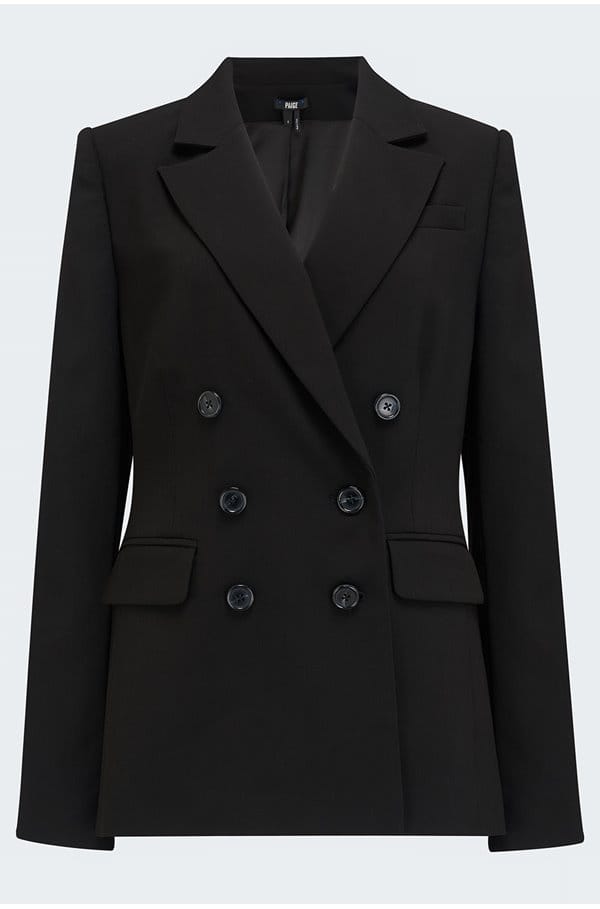 malbec blazer in black