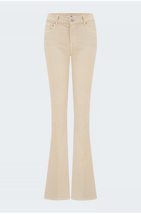 bootcut corduroy jean in tapioca