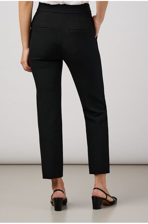 renzo pant in black silver