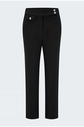 Renzo Pant in Black Silver