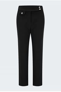 renzo pant in black silver