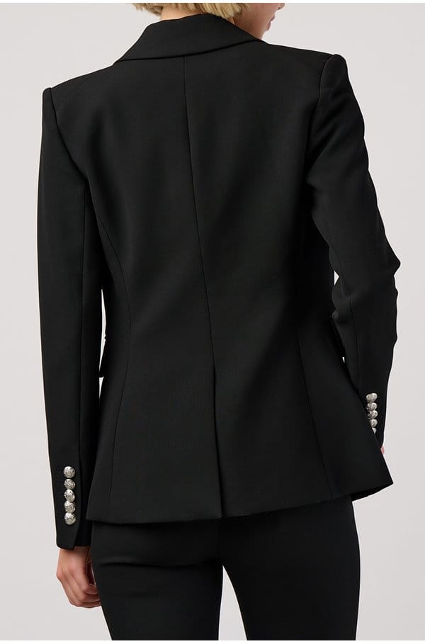 miller dickey jacket in black silver
