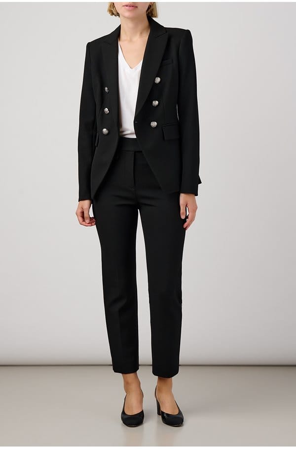 miller dickey jacket in black silver