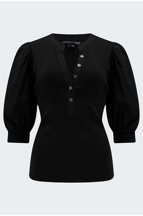 Coralee Top in Black