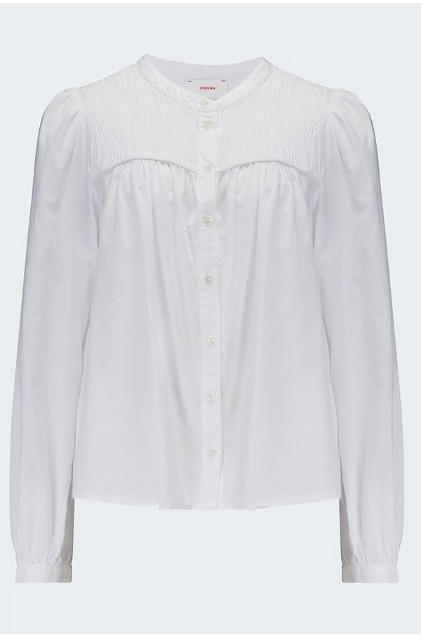 trace top in white