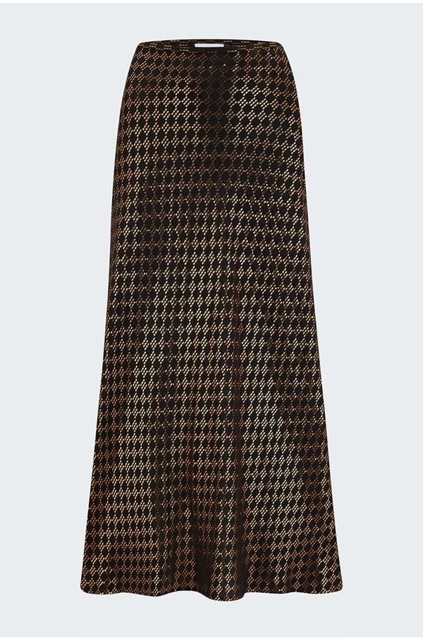 kelly skirt in chain mail black