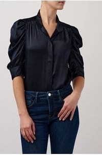gillian top in navy