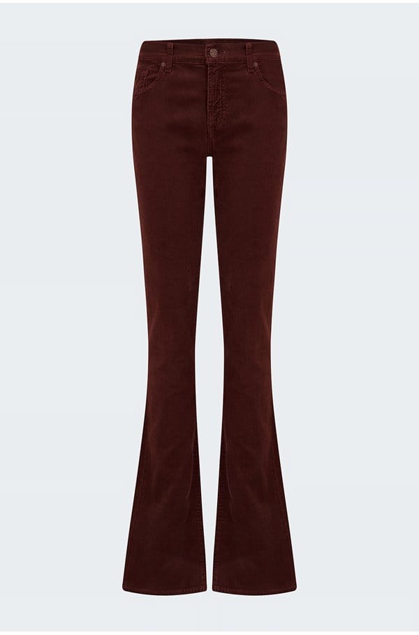 bootcut corduroy in chicory coffee
