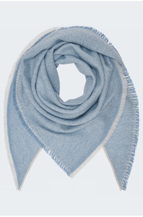 acores scarf in grey chine