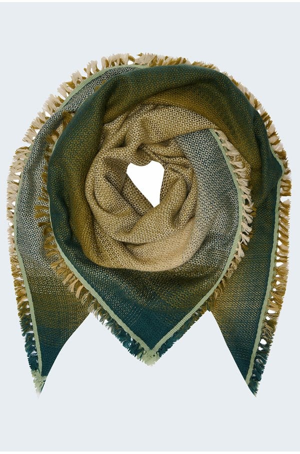 horizon scarf in vert military