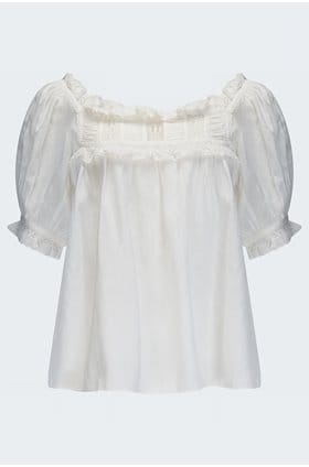 Frances Top in Salt Lace