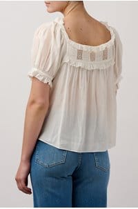 frances top in salt lace