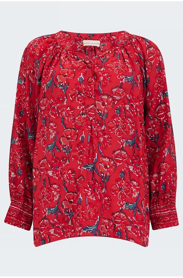 remy top in vermillion