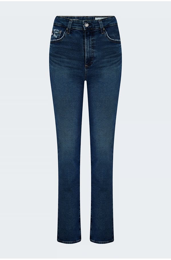 saige high rise straight jean in 9 years elmhurst