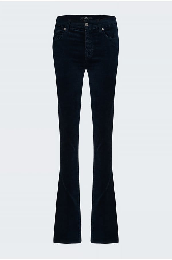 bootcut velvet jean in twilight