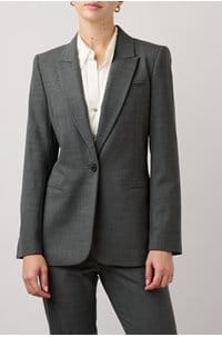 jamie wool blazer in grey
