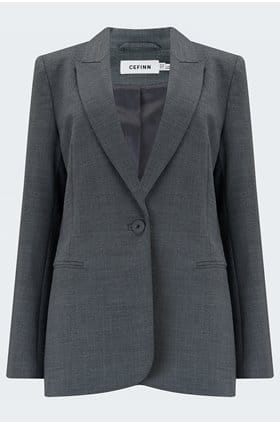 Jamie Wool Blazer in Grey