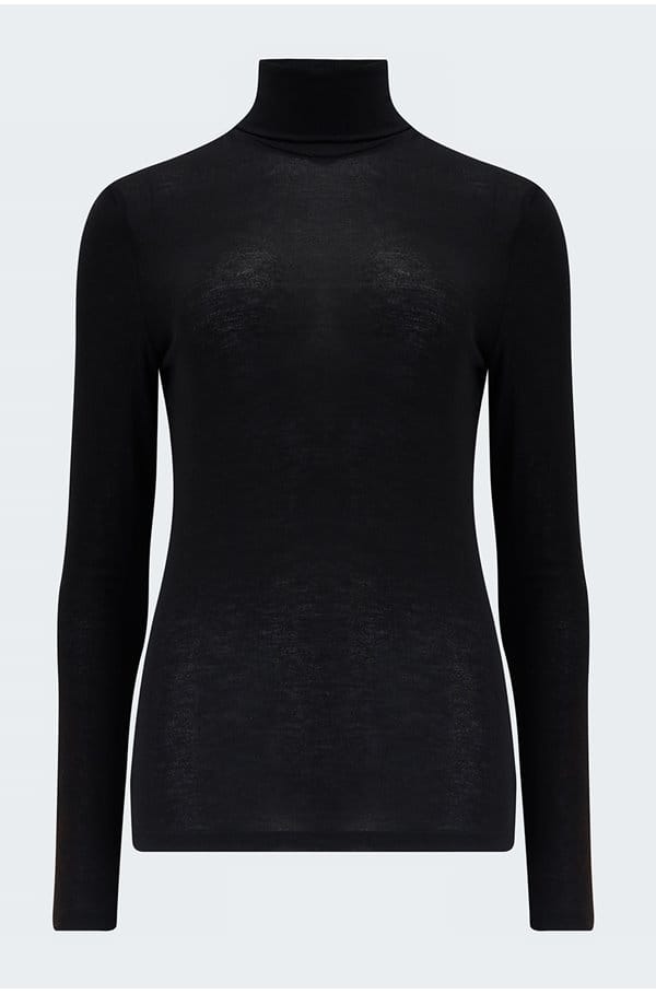 pascale turtleneck in black