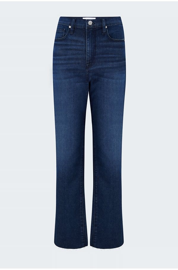 le jane crop raw fray in stormy indigo