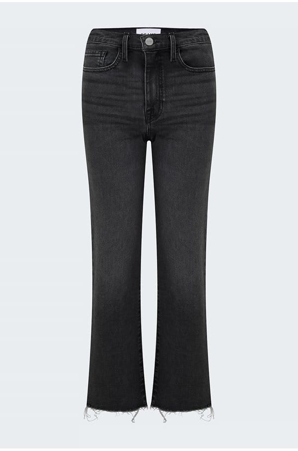 le jane crop raw fray in obsidian