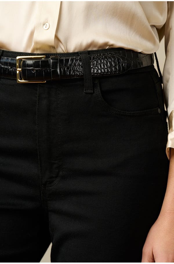 anessa wide jean in black shadow