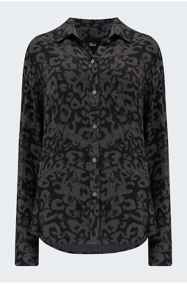 hunter shirt in diffused charcoal