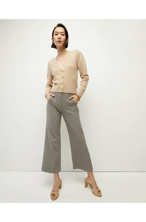 solene cashmere cardigan in beige