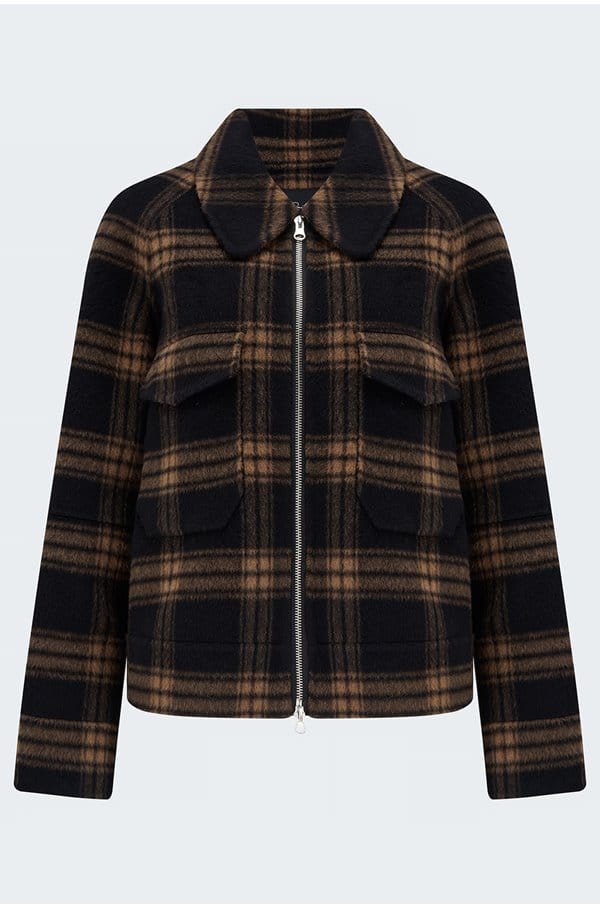 cheyenne jacket in camel jet