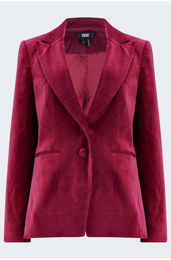 chelsee blazer in berry jam
