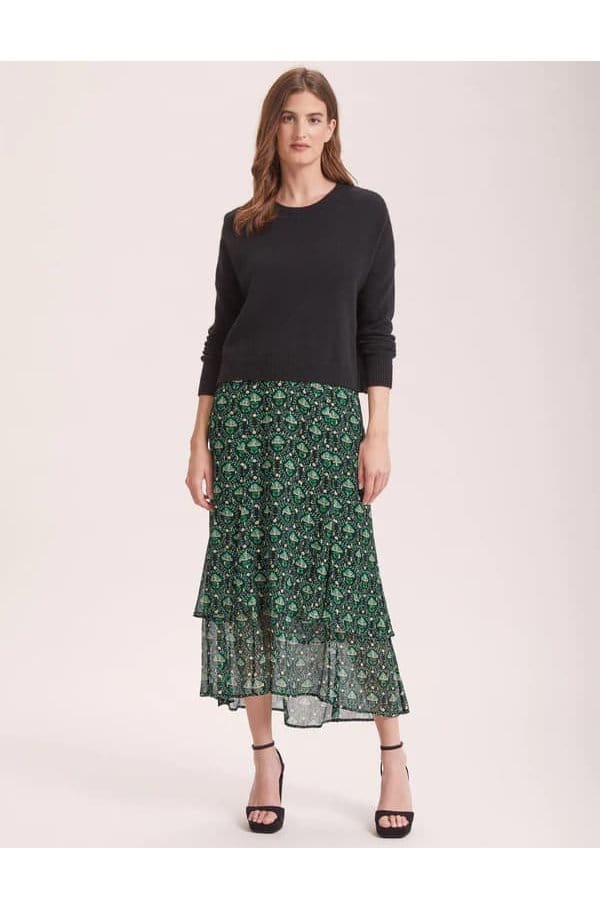 lotta skirt in green carnation