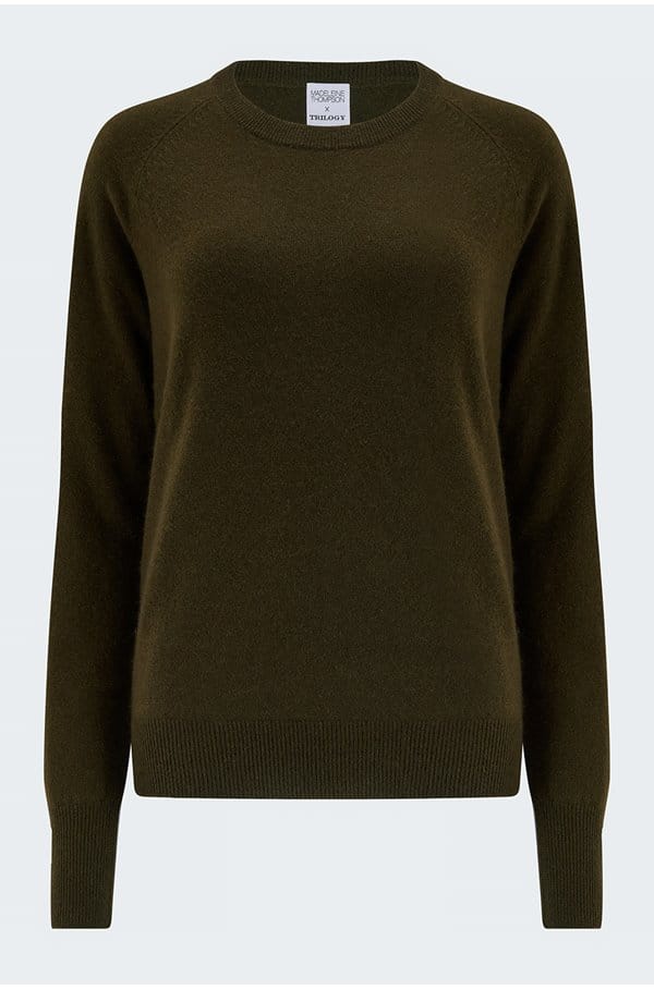 maddie crew in khaki