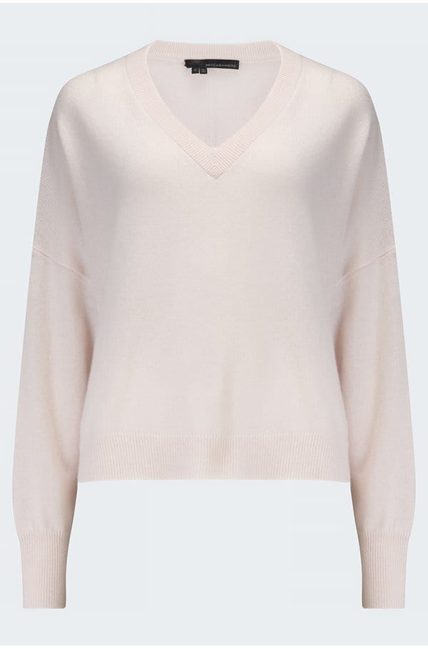 camille hi-lo boxy jumper in alabaster