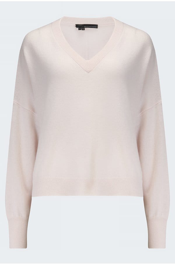 camille hi-lo boxy jumper in alabaster