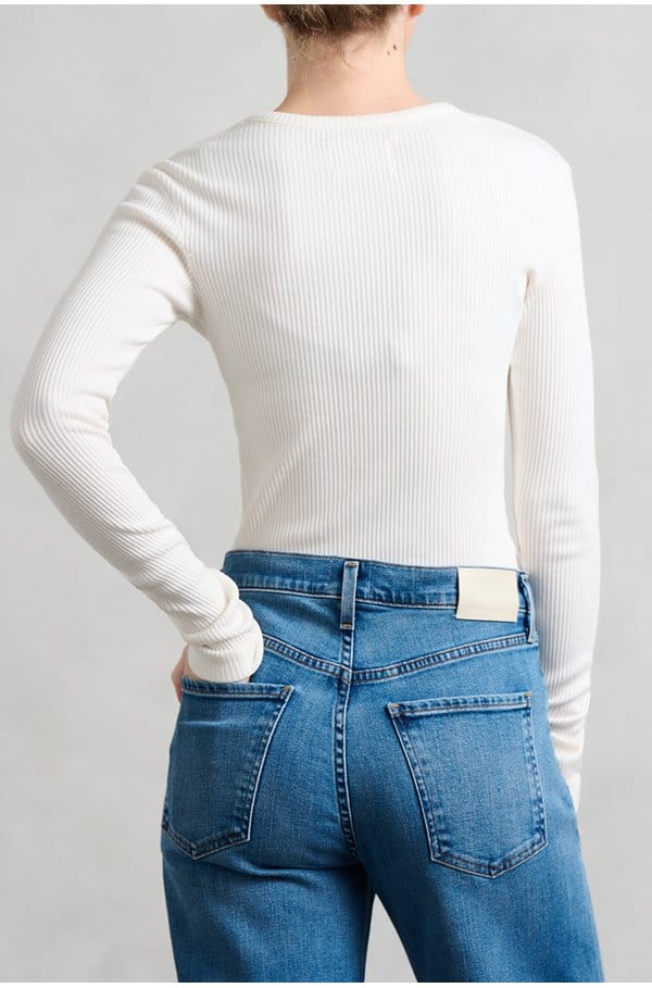 bina crew neck top in pashmina