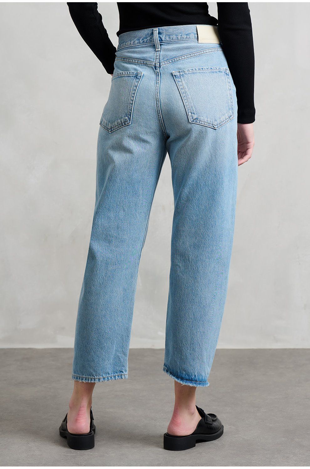 Jeans with best sale ribbon