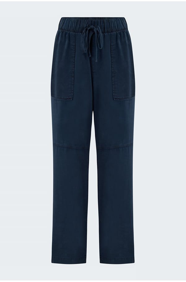 utility tie waist trouser in endless sea